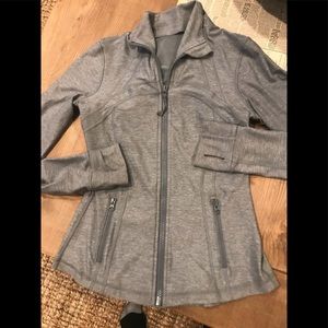 Lululemon small grey zip up jacket